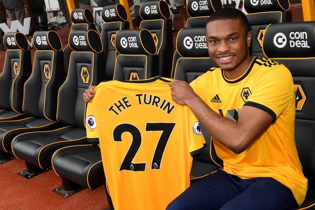 Sitting in the Molineux dugout