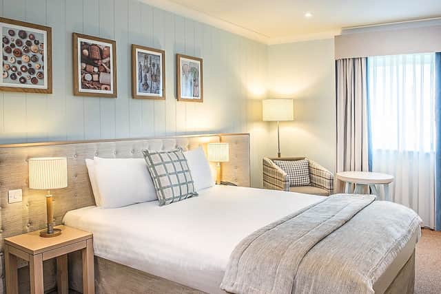 A stylish hotel room offers the perfect sanctuary