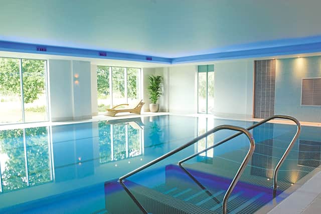 Fancy a dip – the hotel has a relaxing spa