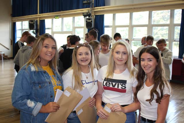 Wolgarston pupils celebrating