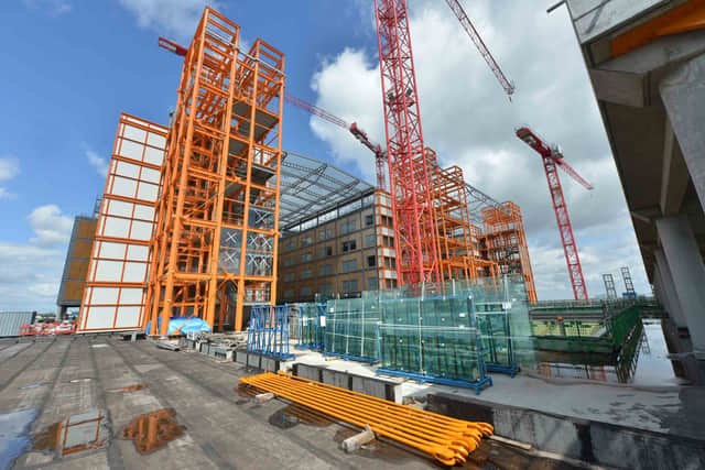 Work halted on the hospital after the collapse of Carillion