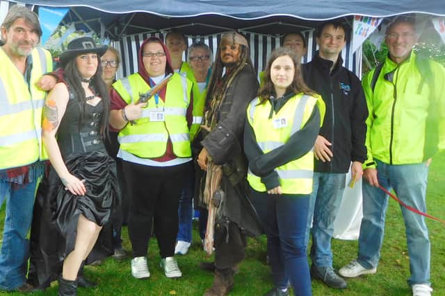 The volunteer team behind the event