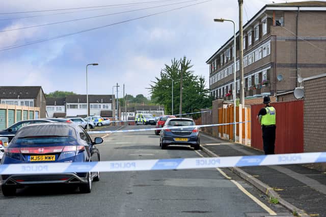 Police have cordoned off Valley Road while investigations continue