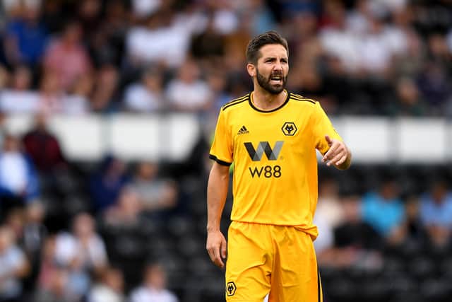 Joao Moutinho in Wolves colours (© AMA / Sam Bagnall)
