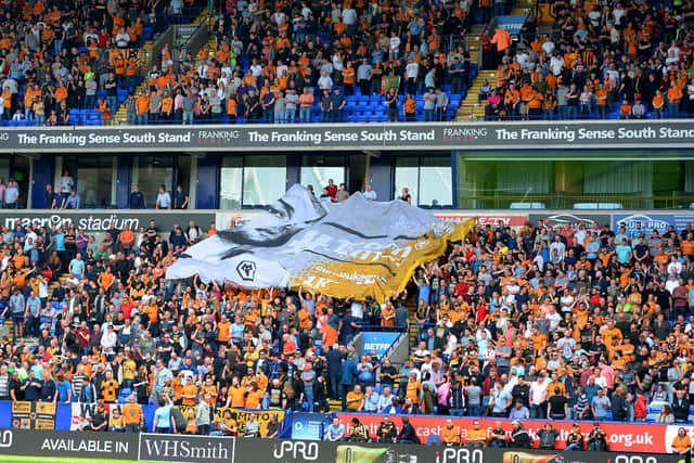 The Carl Ikeme banner was at every Wolves game last season