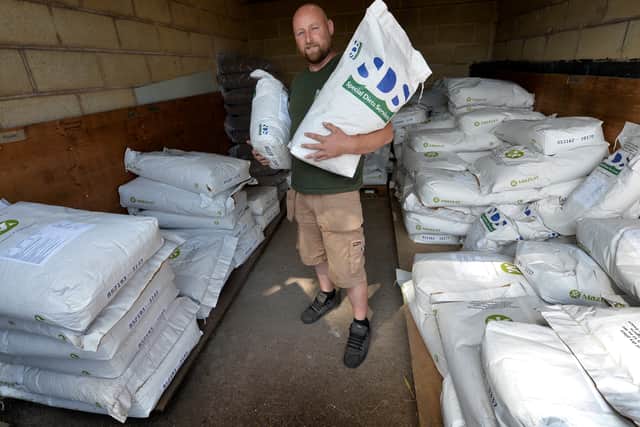 The dry food for animals with special dietary needs