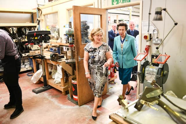 Sherry Belton and HRH The Princess Royal