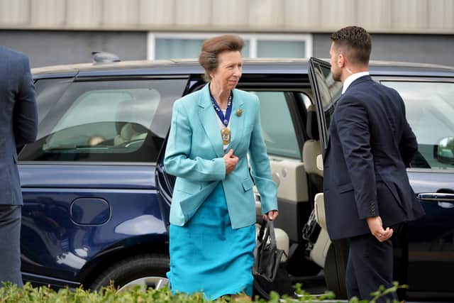 Princess Anne is guest of honour at the Worshipful Company of Saddlers tea reception