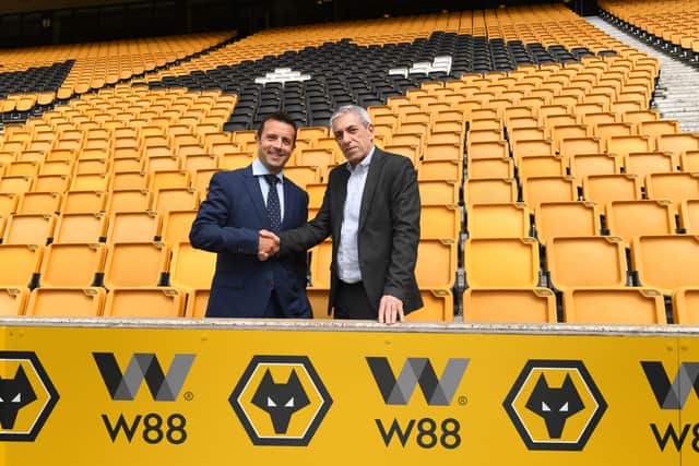 Wolves managing director Laurie Dalrymple (left) and W88 business development manager Hilly Ehrlich.