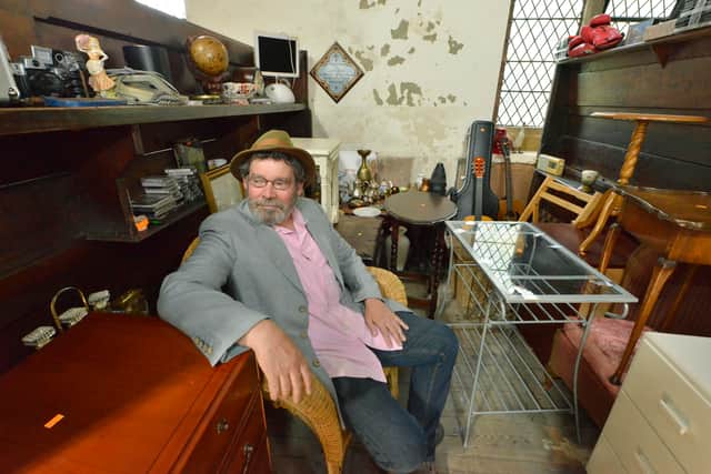 One of the selling spaces in the new antiques emporium