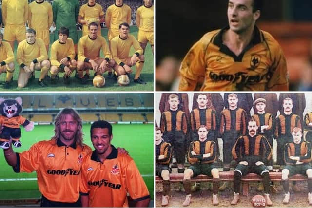 Wolves Kit 90s Wolves home kits through the years