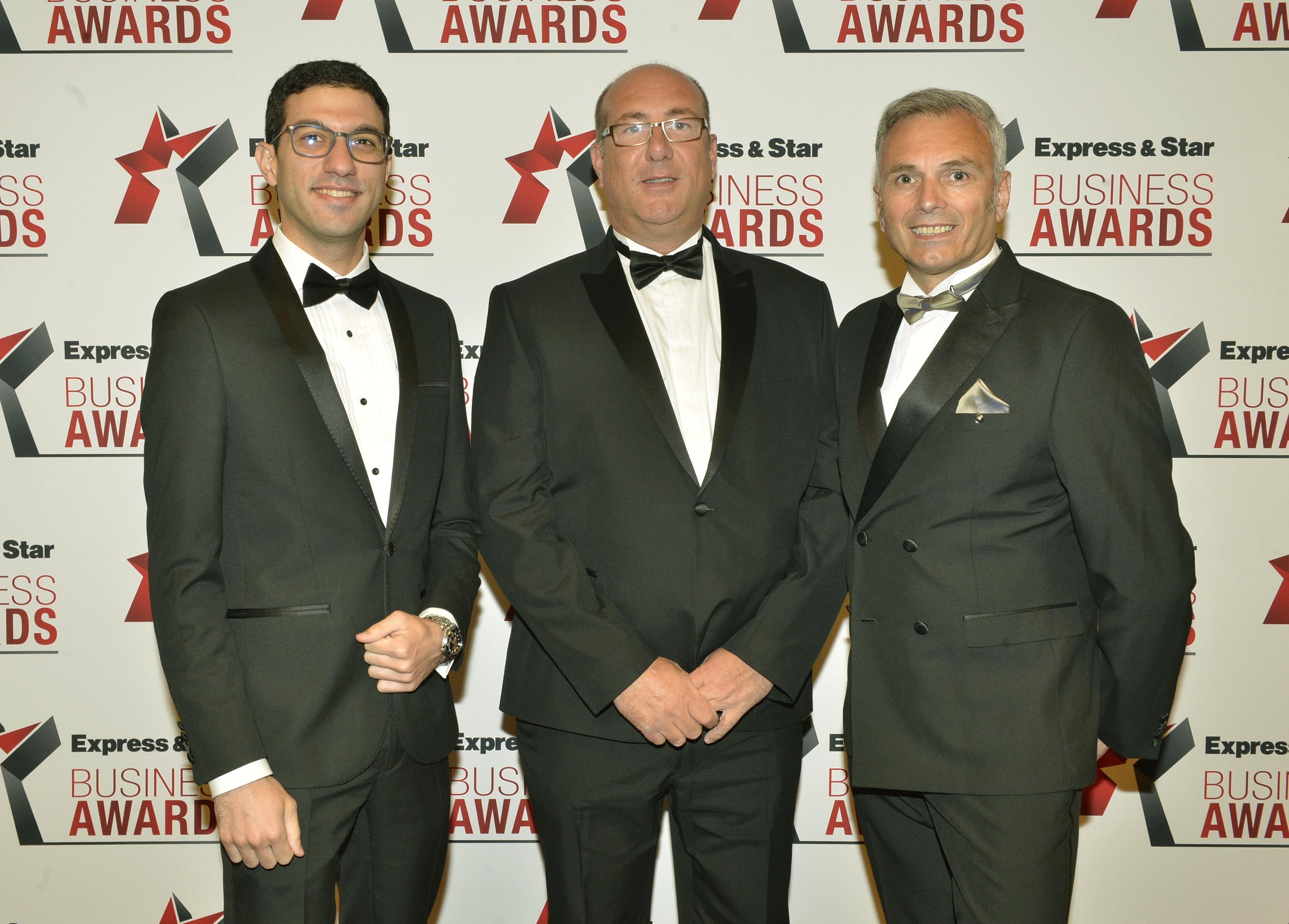 Maged Hassan, Ian Hemsley and Steve Giles from Voestalpine Metsec