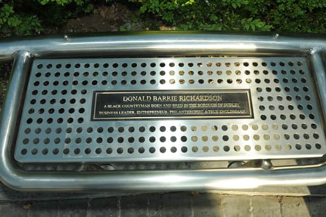 The Cenotaph bench named in honour of Don Richardson