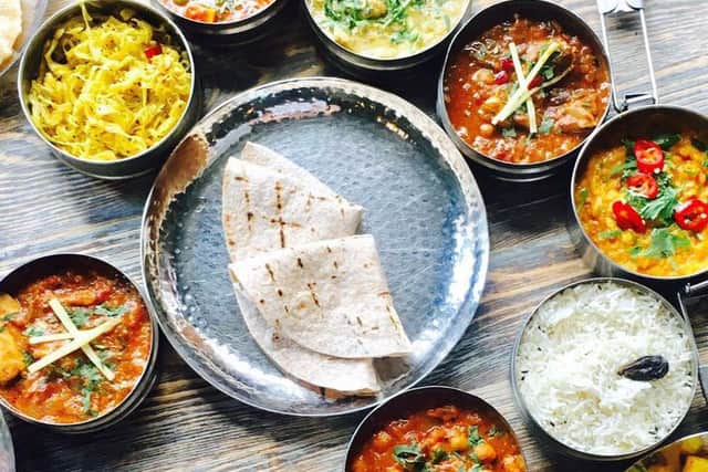 From the streets – a selection of Mowgli’s dishes