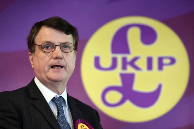 UKIP leader Gerard Batten