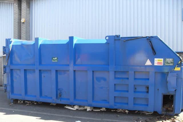 David Stampe was injured while operating a compactor