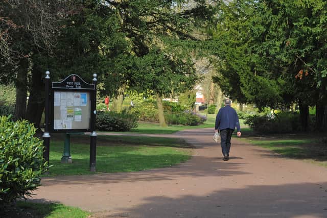 People returned to West Park yesterday