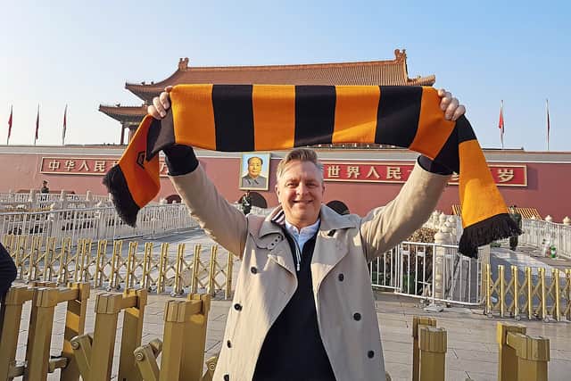 Michael at Tiananmen Square in Beijing