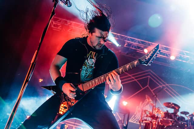 Trivium at the O2 Academy in Birmingham. Pic: Chris Bowley