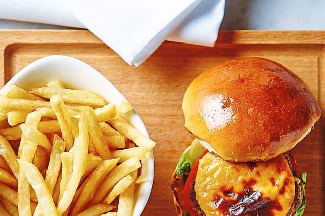 Burger and fries – but not as you know it