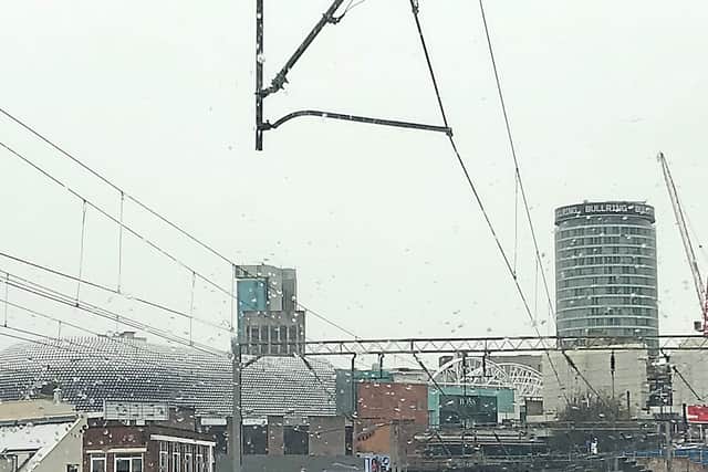 Approaching Birmingham New Street 