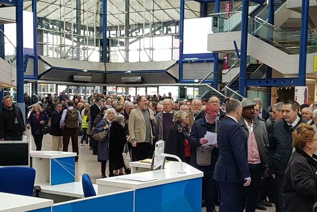 Around 1,500 UKIP members turned up at the emergency meeting