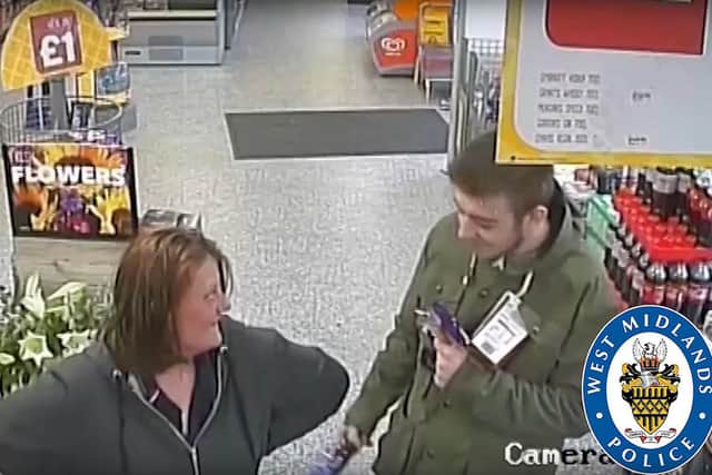 Megan Bills and Ashley Foster caught on CCTV