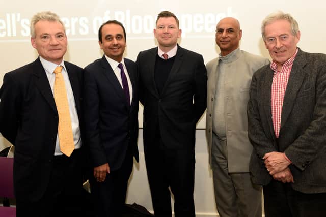 Left to right: Nigel Hastilow, Paul Uppal, Keith Harrison, Milkinder Jaspal and Nick Jones