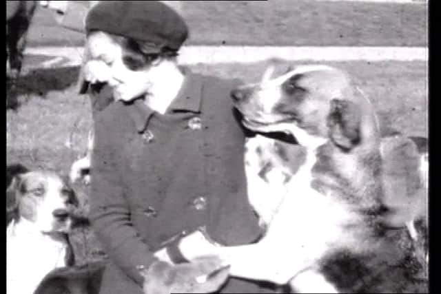 The hunt at Seighford Hall in 1934