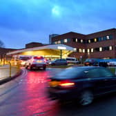 County Hospital in Stafford, where non-emergency surgery had already been postponed