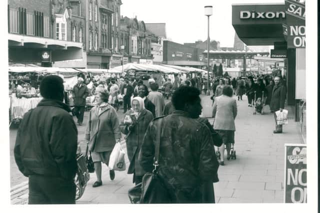 Shoppers in High Street