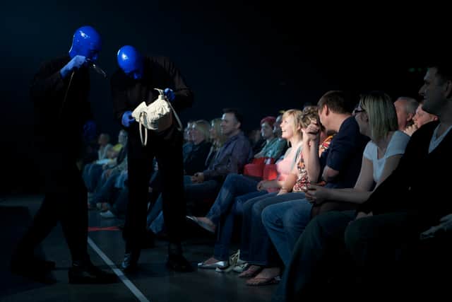 Blue Man Group at the former NIA in Birmingham back in 2009