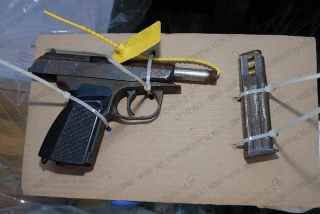 More of the weapons found