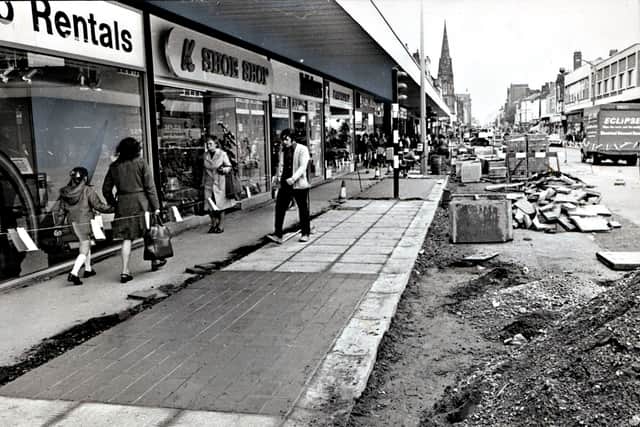 Works in High Street in 1974