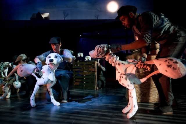 Oliver Wellington as Pongo and Emma Thornett as Missis