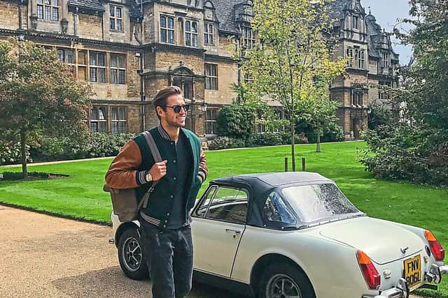 Exploring Oxford University.