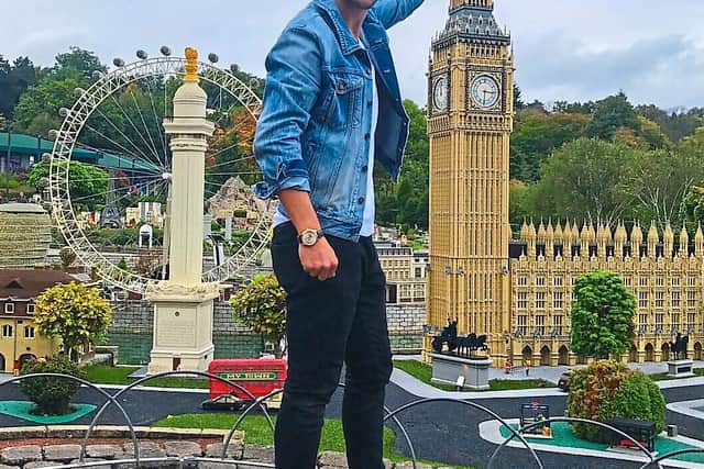 Larking about at Legoland.