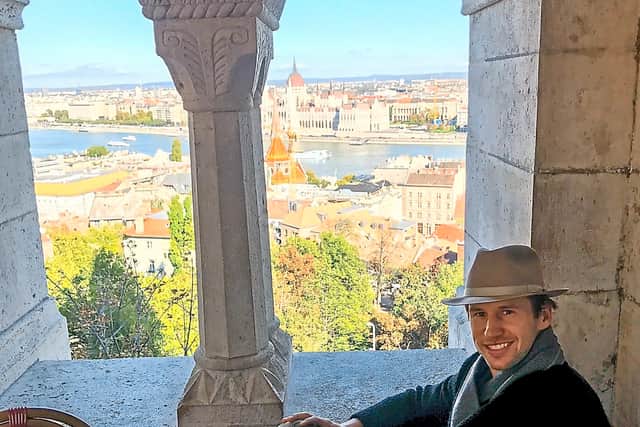 Sight-seeing in Budapest.