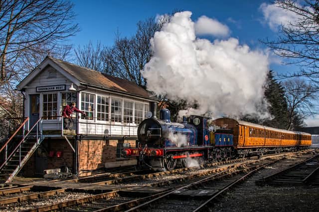 Photograph F Richards.Bluebell No.564 which will be taking to the tracks for the Autumn Steam Gala.