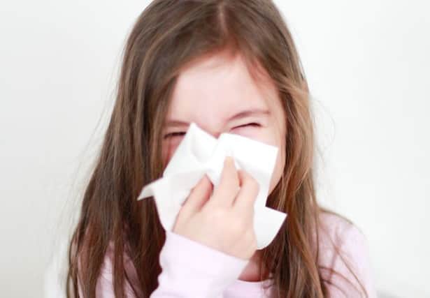 Coughs and colds are easily spread in classrooms