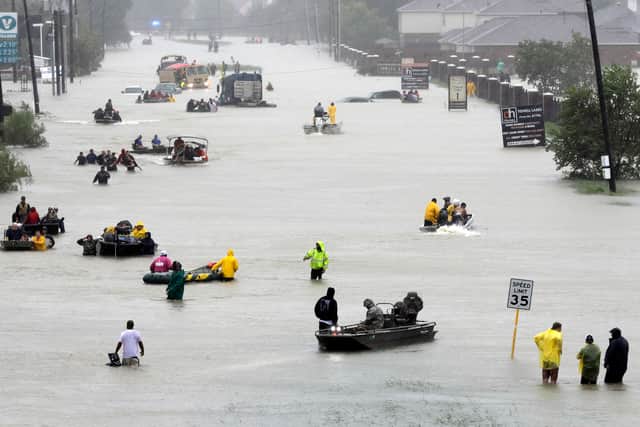 Storm Harvey has wreaked havoc in Texas leaving streets under water