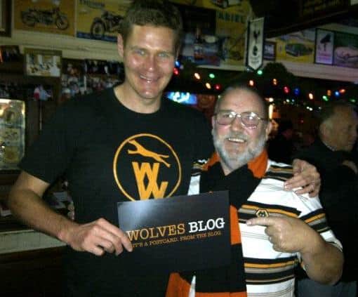 Clive with Paul Lappage, who set up the online fundraising campaign