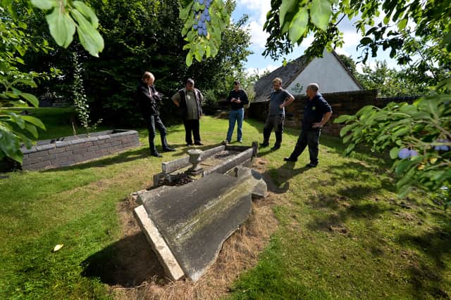 Rev David Hoskin with the Victoria Cross Trust team