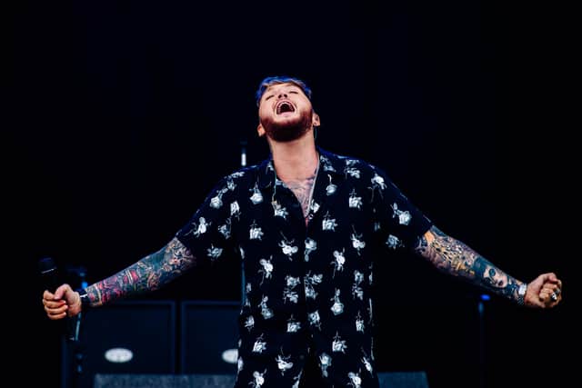 James Arthur on the Main Stage at V