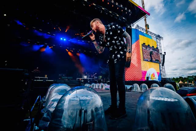 James Arthur on the Main Stage at V