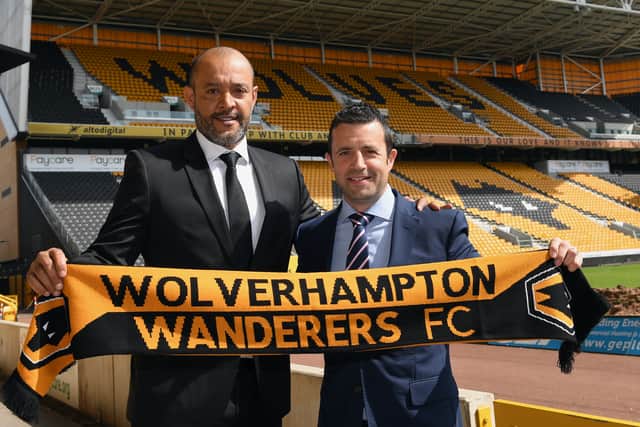 Nuno Espirito Santo the new head coach of Wolverhampton Wanderers and Laurie Dalrymple Managing Director (AMA)