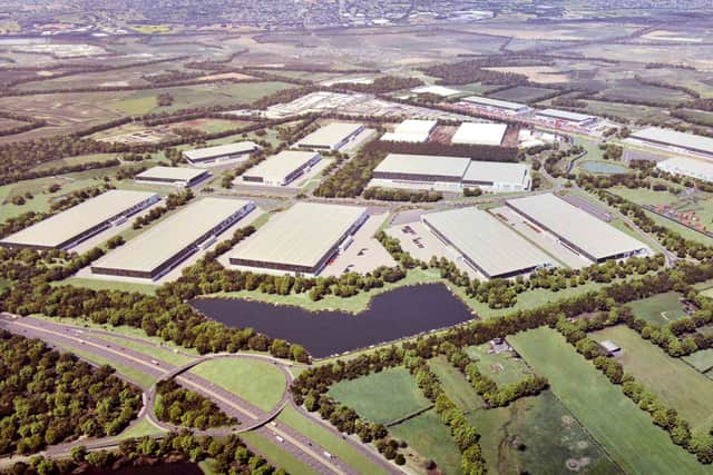 The depot would span 700 acres next to the A5 and M6 in Staffordshire
