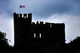 The Black Country flag flies proudly on top of Dudley Castle