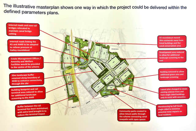 Plans for the freight hub have been on display to residents