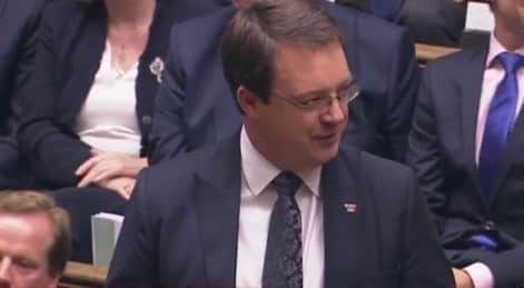 Tory Dudley South MP Mike Wood asked Theresa May about the flag